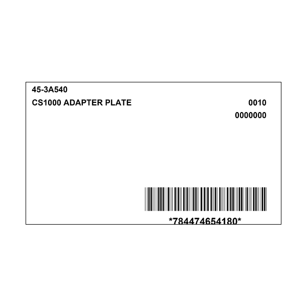 45-3A540 ADAPTER PLATE